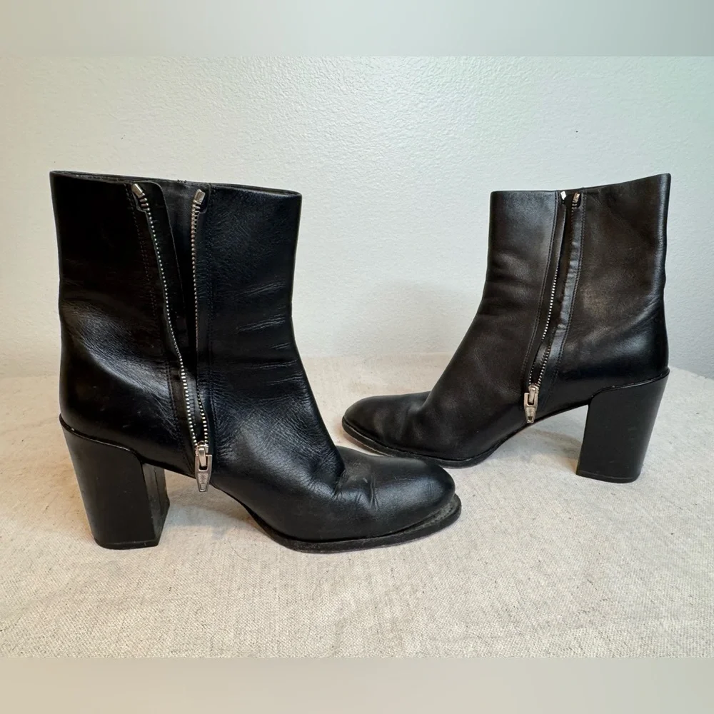 Alexander Wang Leather Ankle Boots - Picture 12 of 12